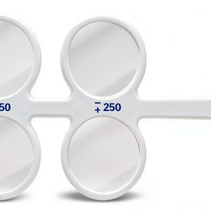 Ophthalmic Flipper Binocular Training Tool by Marsrut 4 Lenses White-0