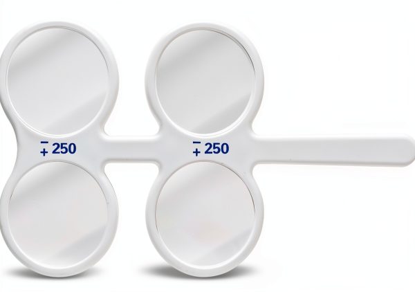 Ophthalmic Flipper Binocular Training Tool by Marsrut 4 Lenses White-0