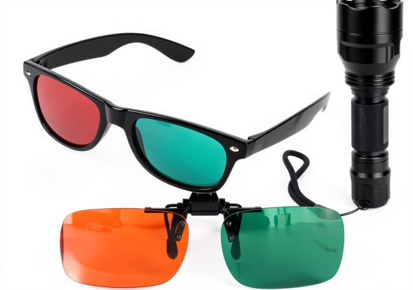 ZJchao Optometry Test Kit with Non‑Slip Flashlight and Color‑Blind-0