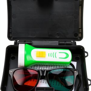 FILFEEL Optometry Kit 4‑Dot Red Green Glasses with Flashlight-0
