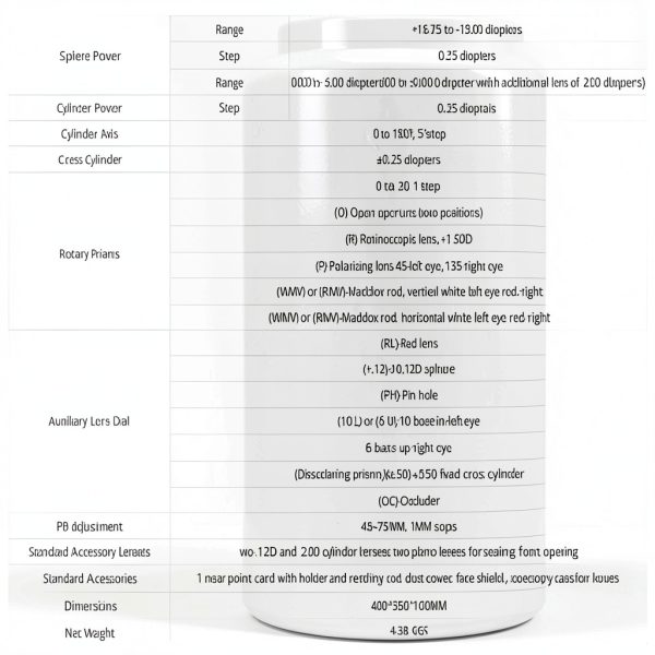 AISITESY Ophthalmoscope ML400 with Cross‑Cylinder Lens Fingertip Adj-4
