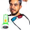 FILFEEL Optometry Kit 4‑Dot Red Green Glasses with Flashlight-1