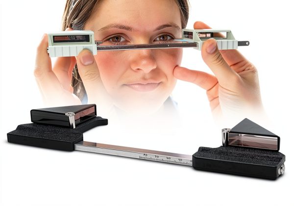 WADPP Ophthalmostatometer Exophthalmia Meter 0‑35mm Range Adjustable-0