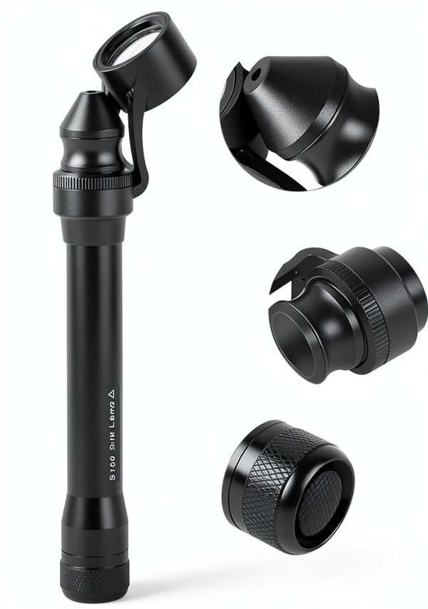 WADPP Handheld Slit Lamp 5X Portable Ophthalmoscope for Veterinary Use-3