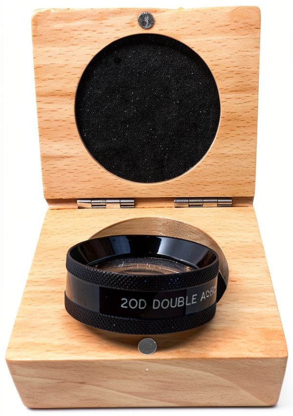 KASHSURG 20D Double Aspheric Ophthalmic Diagnostic Lens Black-0