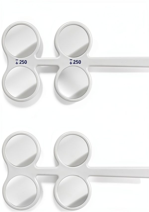 Ophthalmic Flipper Binocular Training Tool by Marsrut 4 Lenses White-7
