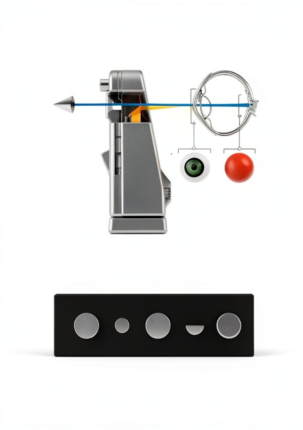 Ophthalmoscope WADPP Five Aperture 3x Magnifier High Brightness Model-2