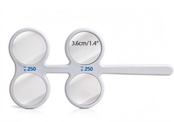 Ophthalmic Flipper Binocular Training Tool by Marsrut 4 Lenses White-1
