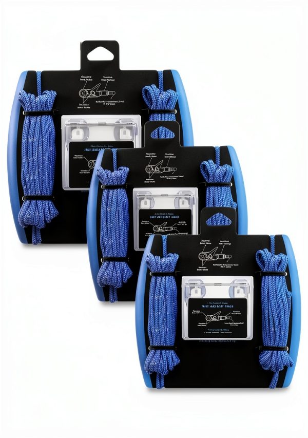 Rope Adjuster WKFQFGSZ Outdoor Cord Tightening Tool Silver 120in 3 Set-0