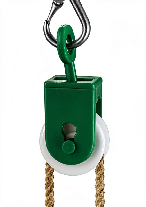Nylon Pulley T Tulead 1-3/8-Inch Green Rope Puller 6PCS-4