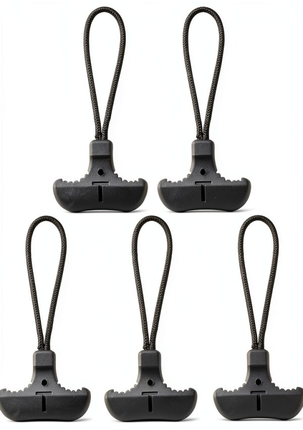 T-Shaped Puller Pull Cord Pulls Ralondbey Black Backpack Extension-0