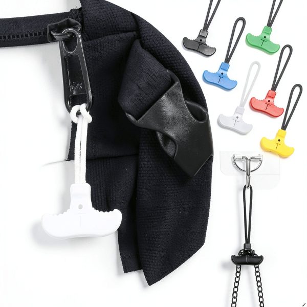 T-Shaped Puller Pull Cord Pulls Ralondbey Black Backpack Extension-5