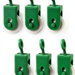 Nylon Pulley T Tulead 1-3/8-Inch Green Rope Puller 6PCS-0