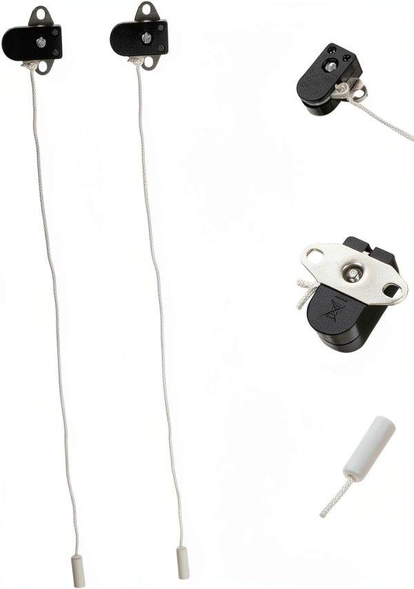 Lamp Pull Cord Switch 2Pcs JECOMPRIS Rope Lighting Accessories Modern-8