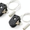 Lamp Pull Cord Switch 2Pcs JECOMPRIS Rope Lighting Accessories Modern-0