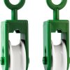 Nylon Pulley T Tulead 1-3/8-Inch Green Rope Puller 6PCS-2