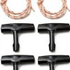 jojofuny Garage Door Starter Kit with Emergency Pull Rope and Handle for Attic Ladder and Garage Door Access 2.75 X 2.16 X 0.7 Inches-0