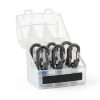 Rope Adjuster No More Knots by ERHE Stainless Steel Blue 2‑Pack-3