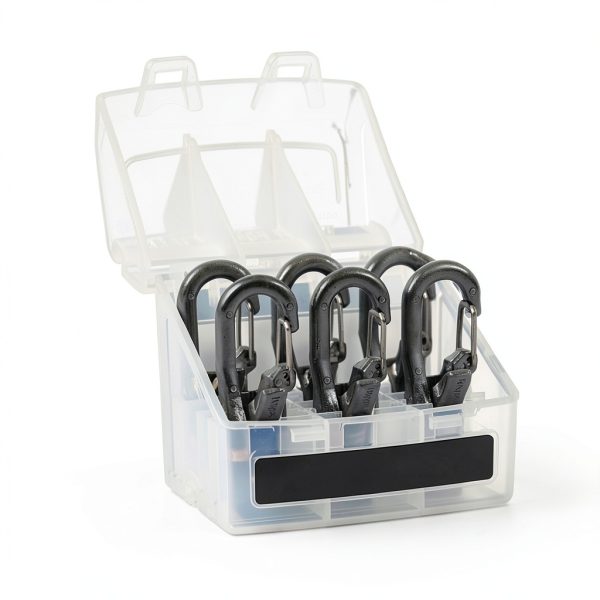 Rope Adjuster No More Knots by ERHE Stainless Steel Blue 2‑Pack-3