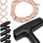 Angoily 5pcs Plastic Drawstring Engine Kit Durable Rope Pull Handles-0