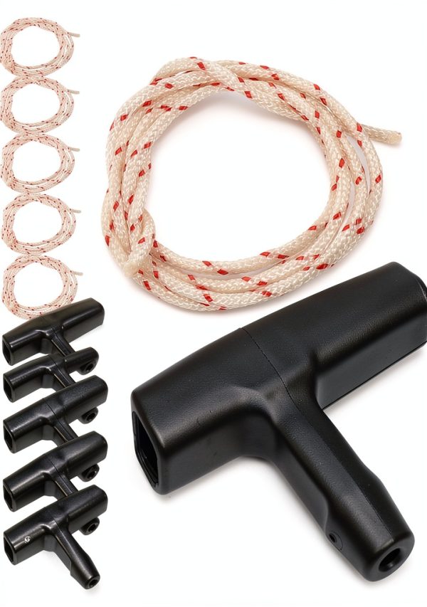 Angoily 5pcs Plastic Drawstring Engine Kit Durable Rope Pull Handles-0