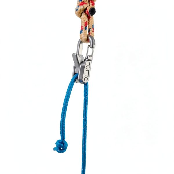 Rope Adjuster No More Knots by ERHE Stainless Steel Blue 2‑Pack-4