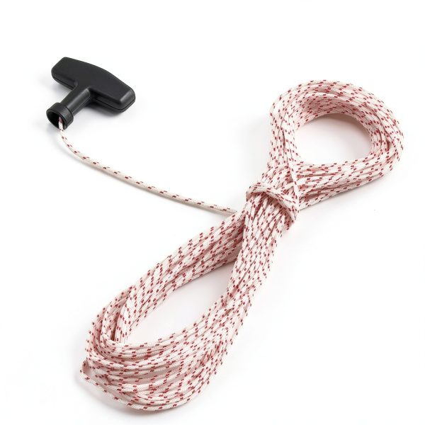 Recoil Starter Rope, 3.0mm (1/8") Diameter Pull Cord, 100 Meter(328ft) Nylon Starter Cord, High tensile Strength Recoil Rope for Trimmers, Chainsaws Blowers-3