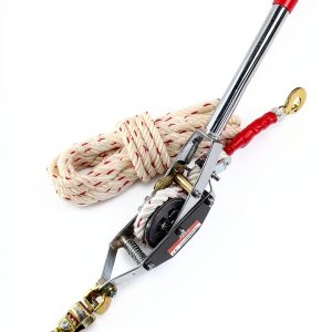 1.5-Ton Rope Puller Come Along Winch by KITUYOTO for Boats and Logs-0