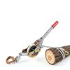 Rope Puller 3/4 Ton Capacity with 100' of 0.6" Dia. Rope, Come Along Winch, Rope Come Along Puller for Tree Felling-5