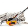 Rope Puller 3/4 Ton Capacity with 100' of 0.6" Dia. Rope, Come Along Winch, Rope Come Along Puller for Tree Felling-0