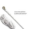 Rope Puller 3/4 Ton Capacity with 100' of 0.6" Dia. Rope, Come Along Winch, Rope Come Along Puller for Tree Felling-3